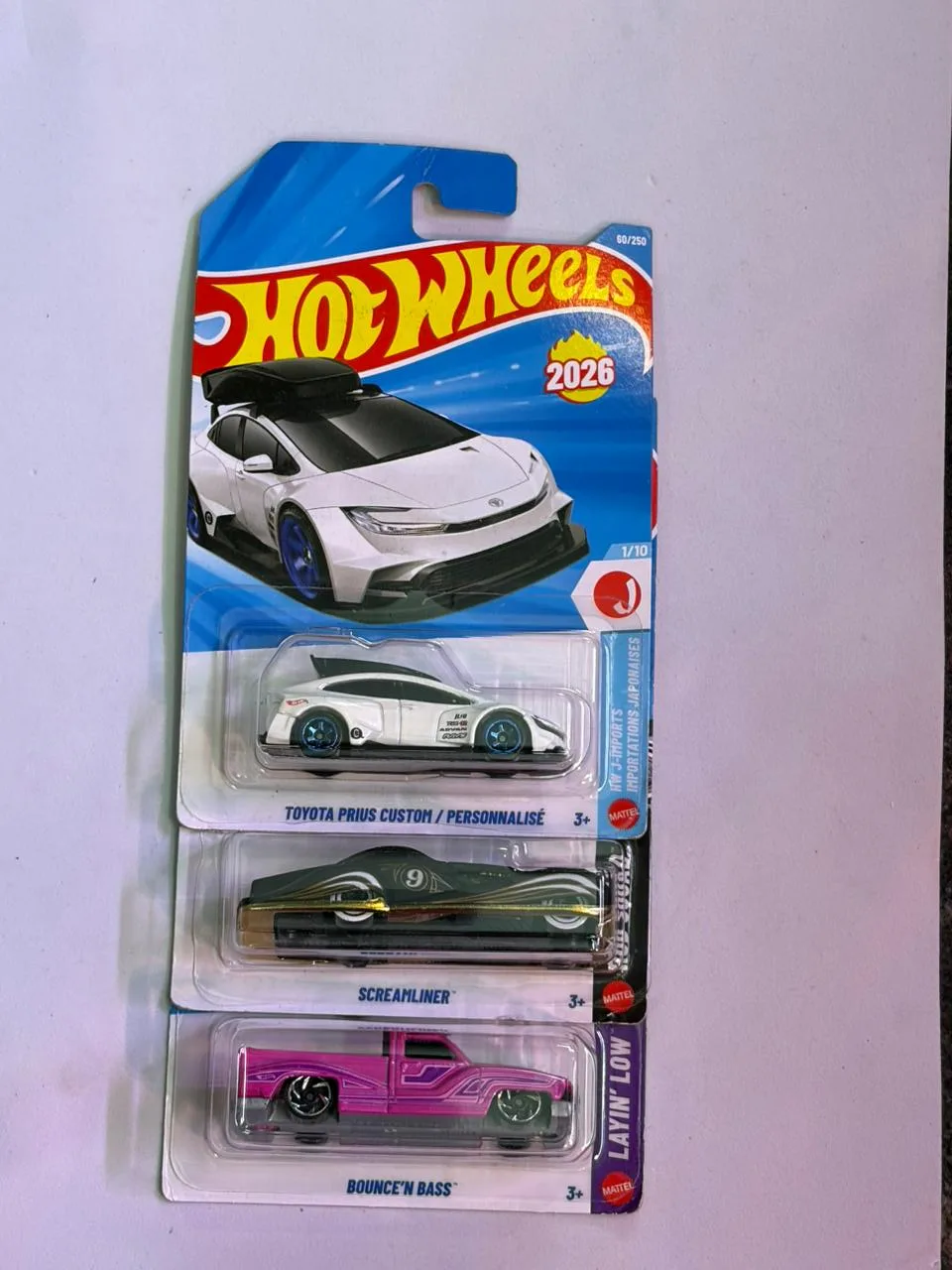Hot Wheels Toyota prius custom set 1 1/64 Scale Diecast Model