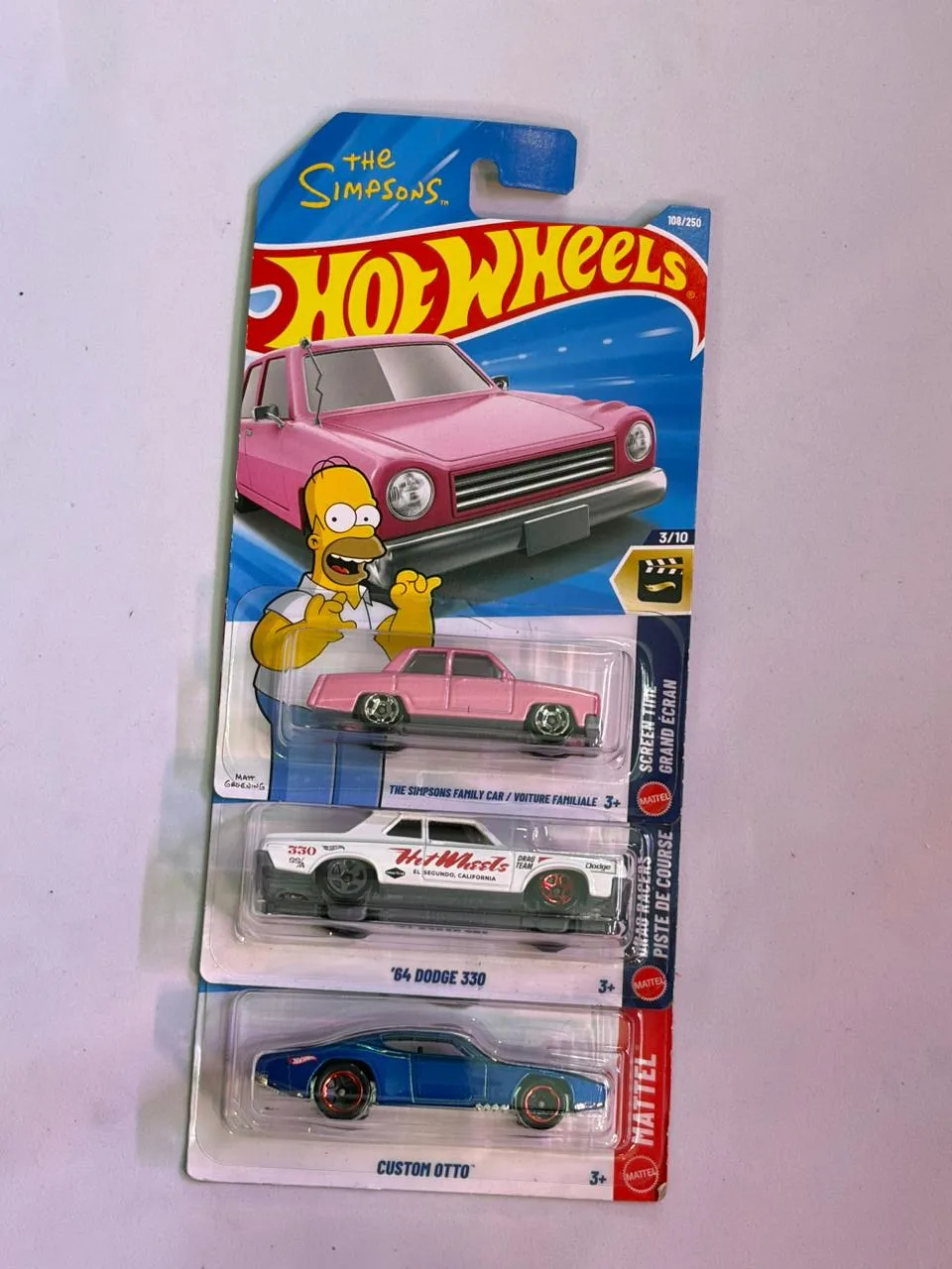 Hot Wheels Simpson set 1 1/64 Scale Diecast Model