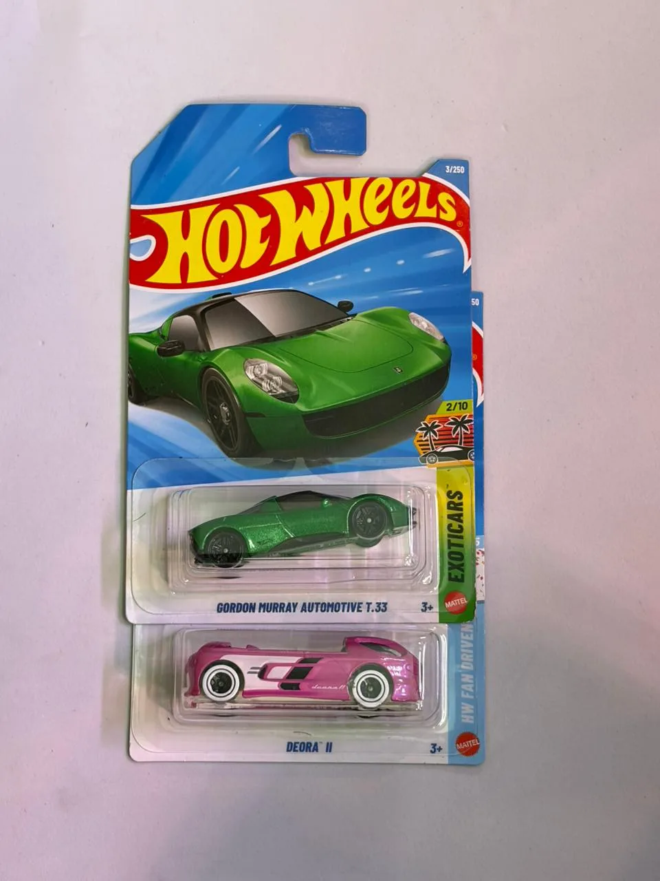 Hot Wheels Gordon murray automotive T.33 set 2 1/64 Scale Diecast Model
