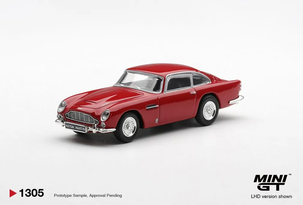 Aston Martin Fiesta Red - Mini GT 1/64 Scale Diecast Model