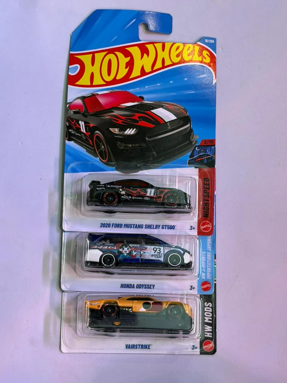 Hot Wheels 2020 ford mustang shelby gt500 set 1 1/64 Scale Diecast Model
