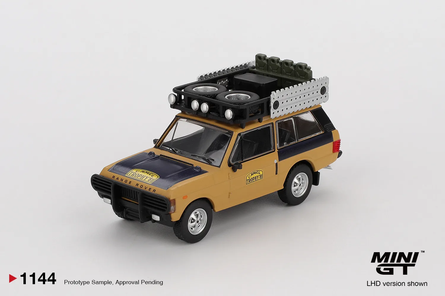 Mini GT Range Rover 1981 Camel Trophy Sumatra C.Swoboda & K.Mentel Winner 1/64 Scale Diecast Model