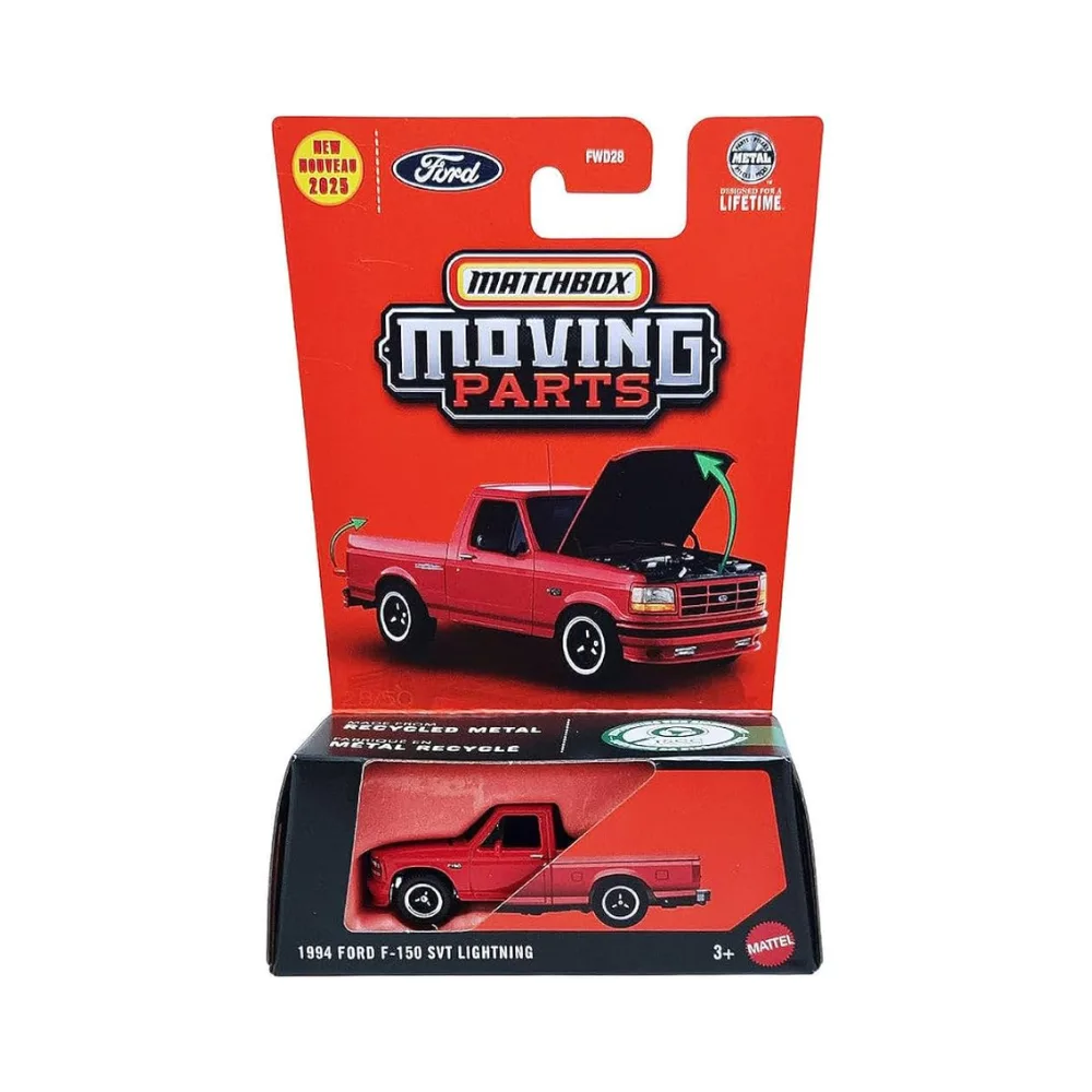 Matchbox MATCHBOX MOVING PARTS 1994 FORD SVT LIGHTNING 1/64 Scale Diecast Model