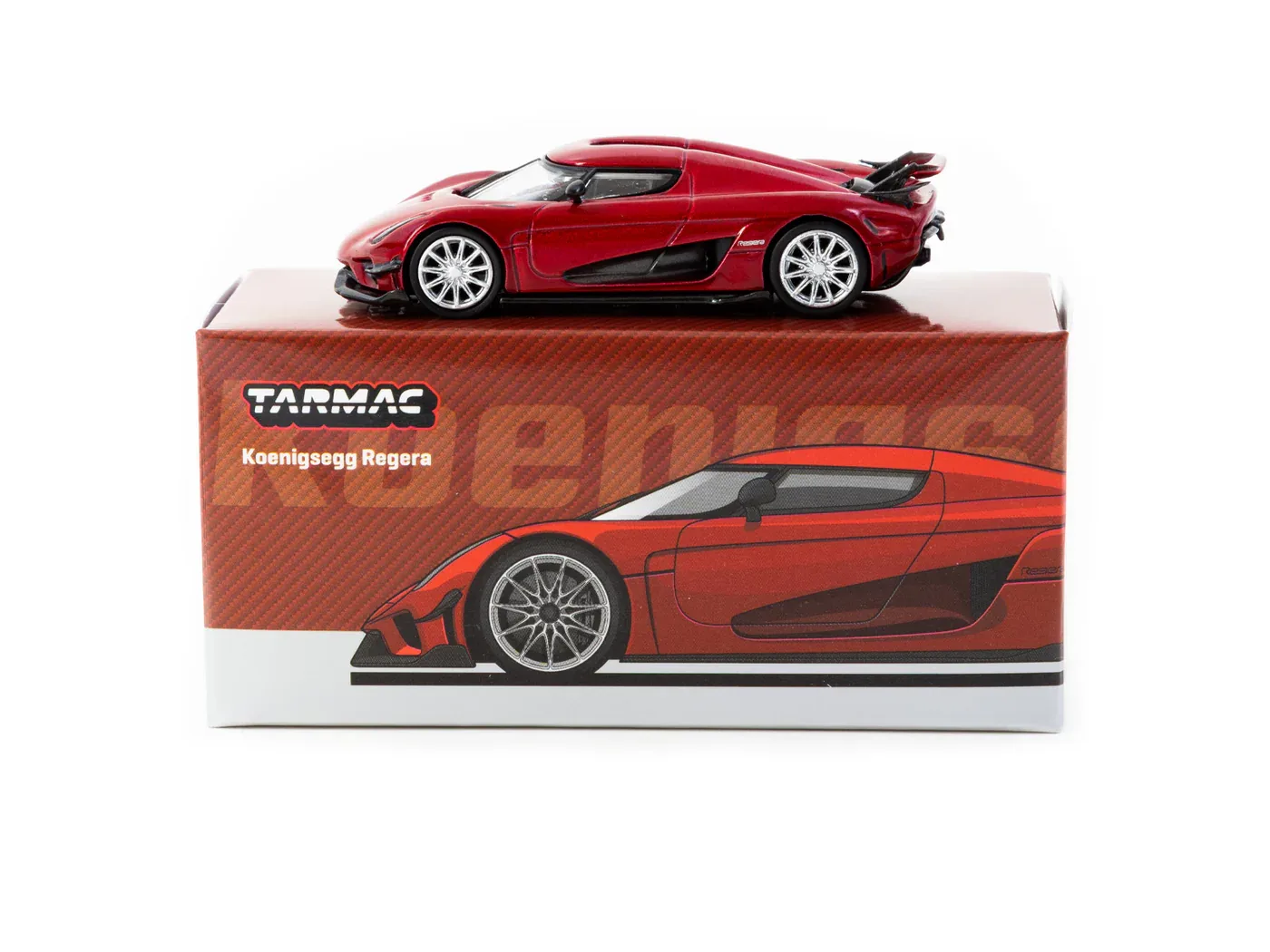Tarmac Works Koenigsegg Regera Red Metallic - Tarmac Works GLOBAL64 1/64 Scale Diecast Model