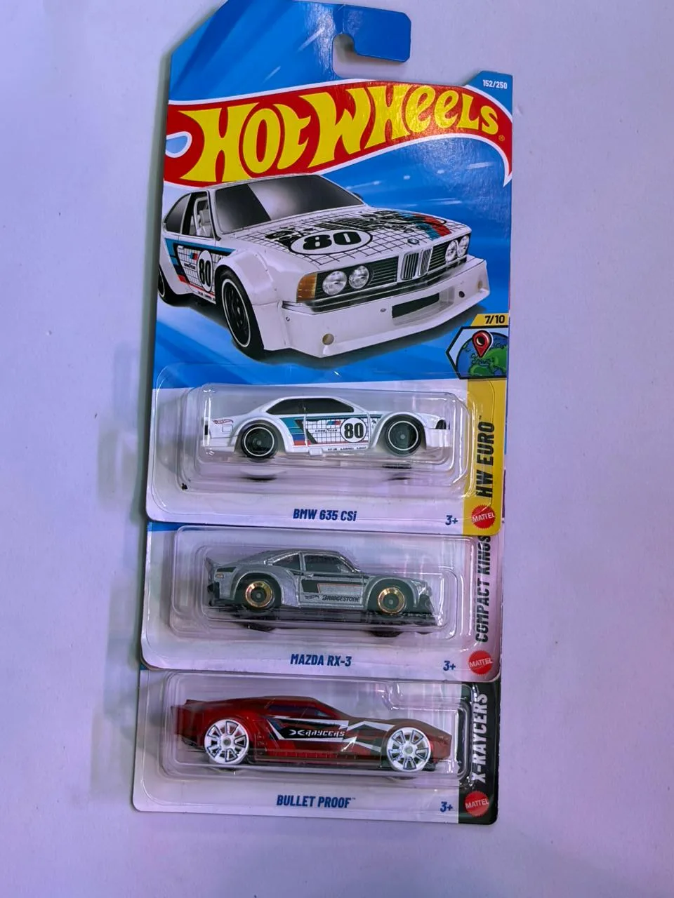 Hot Wheels BMW 635 CSI set 1 1/64 Scale Diecast Model