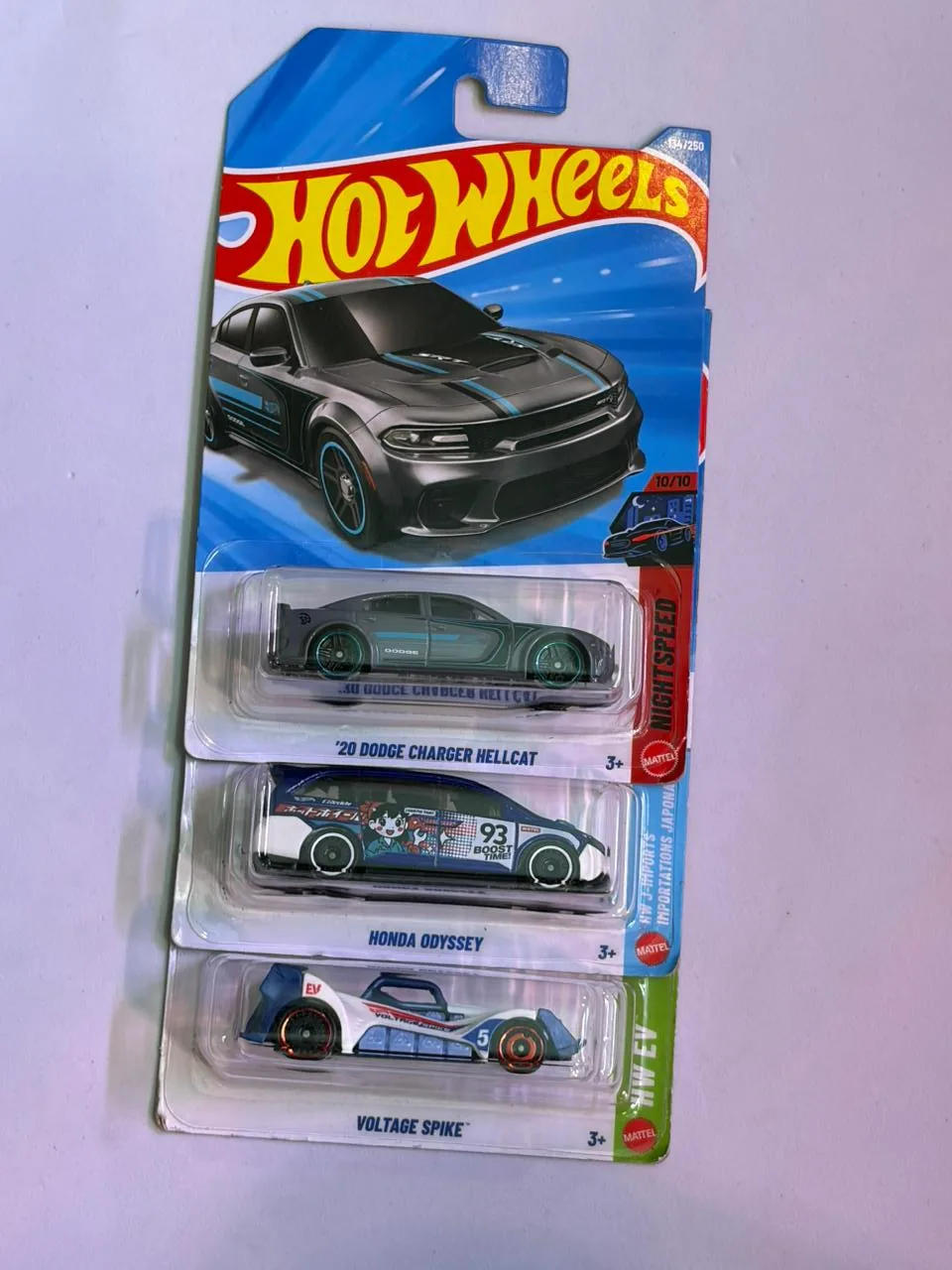 Hot Wheels Dodge charger hellcat set 1 1/64 Scale Diecast Model
