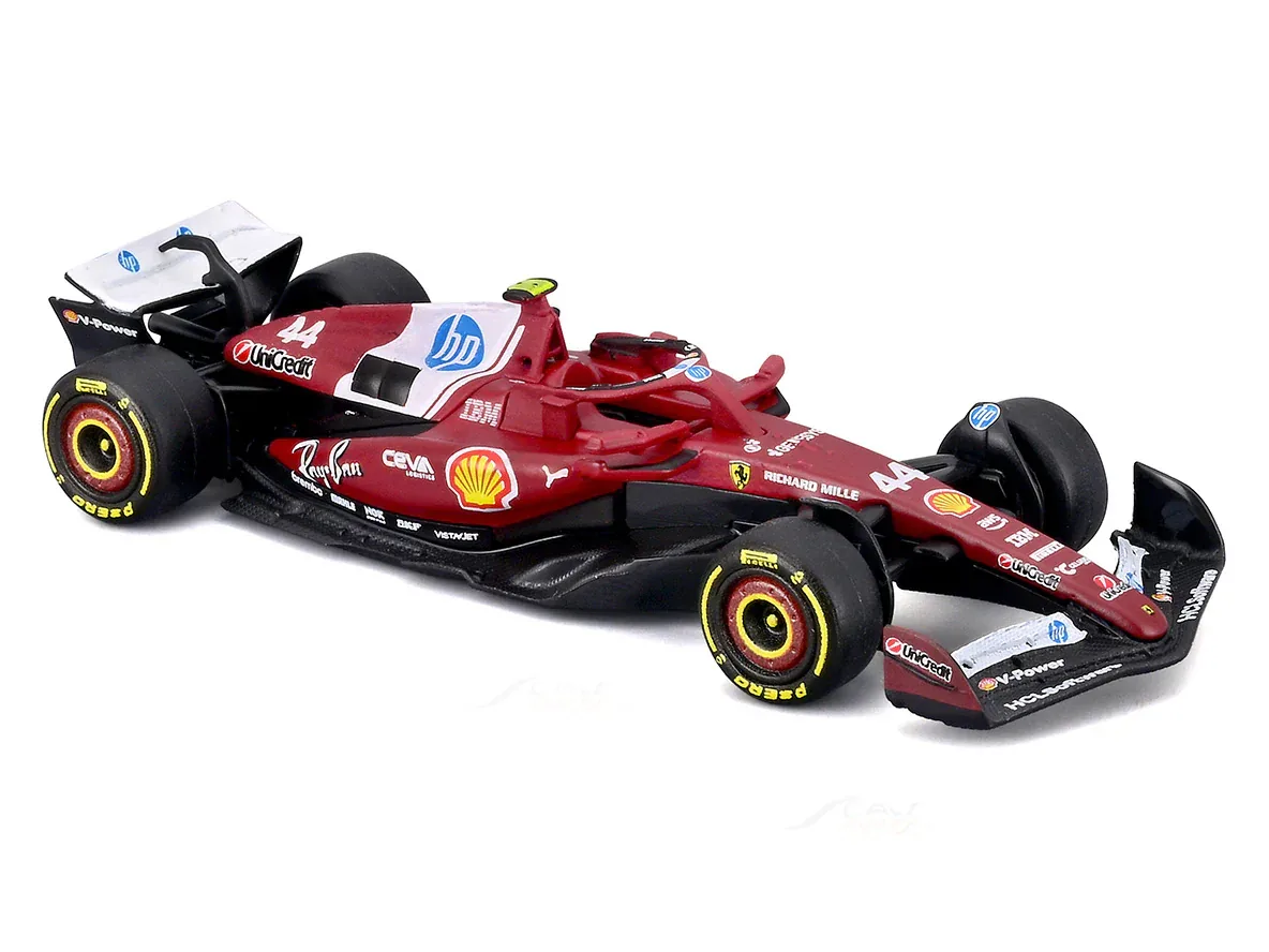 Bburago Bburago Ferrari SF25 Lewis Hamilton #44 Formula Racing Car 1/64 Scale Diecast Model