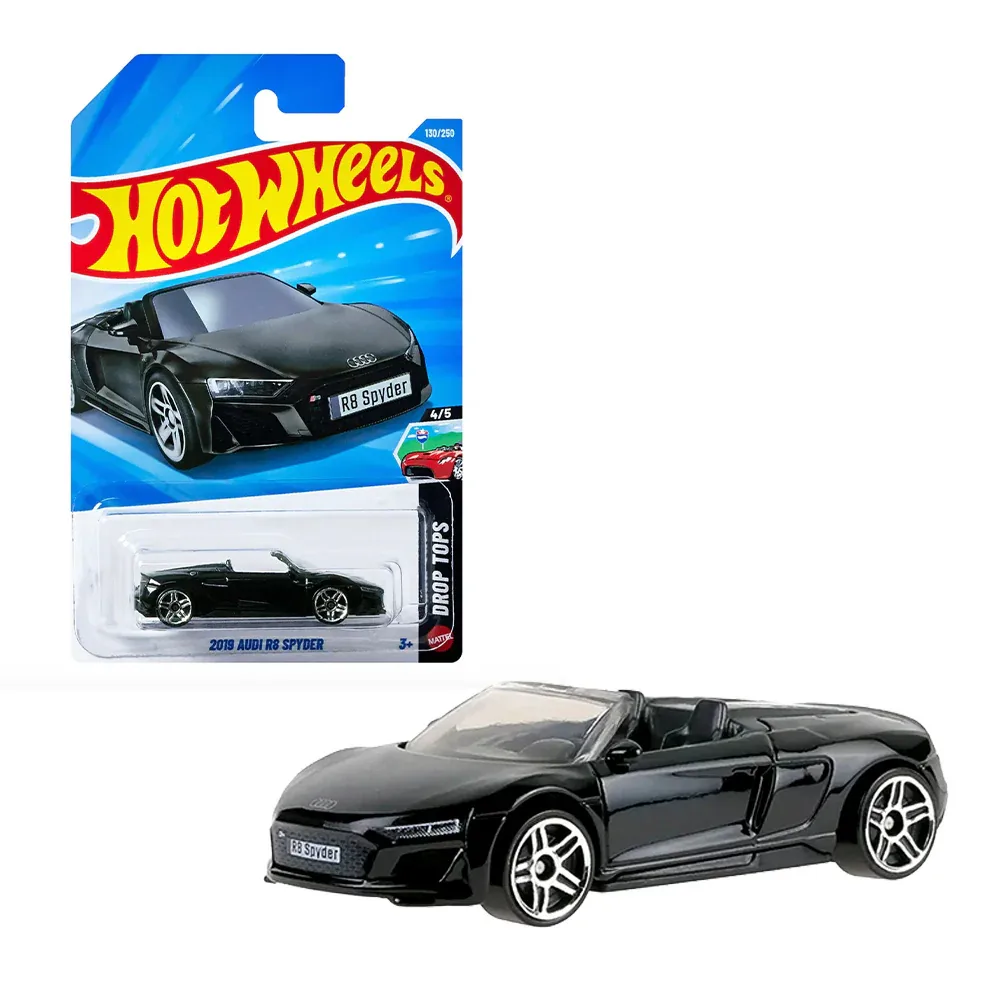 Hot Wheels 2019 Audi R8 Spyder, Hot Wheels Basic Car Collection by Mattel 1/64 Scale Diecast Model