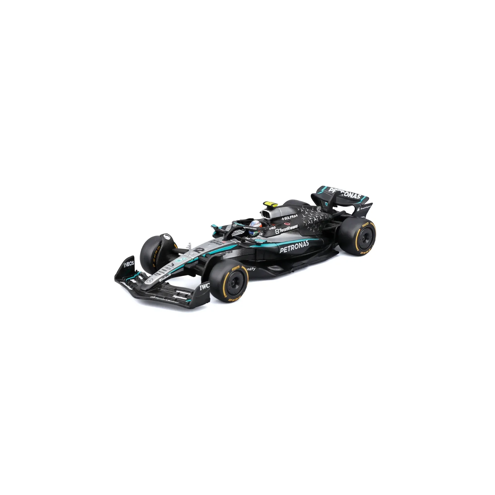 Bburago Bburago Formula Racing Mercedes-AMG W16 F1 2025 #12 Kimi Antonelli 1/64 Scale Diecast Model