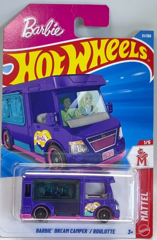 Hot Wheels Barbie dream camper 1/64 Scale Diecast Model