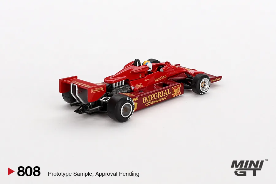 Mini GT #808 MiniGT Lotus 78 #6 Gunnar Nilsson 1977 Japanese GP 1/64 diecast model view 2
