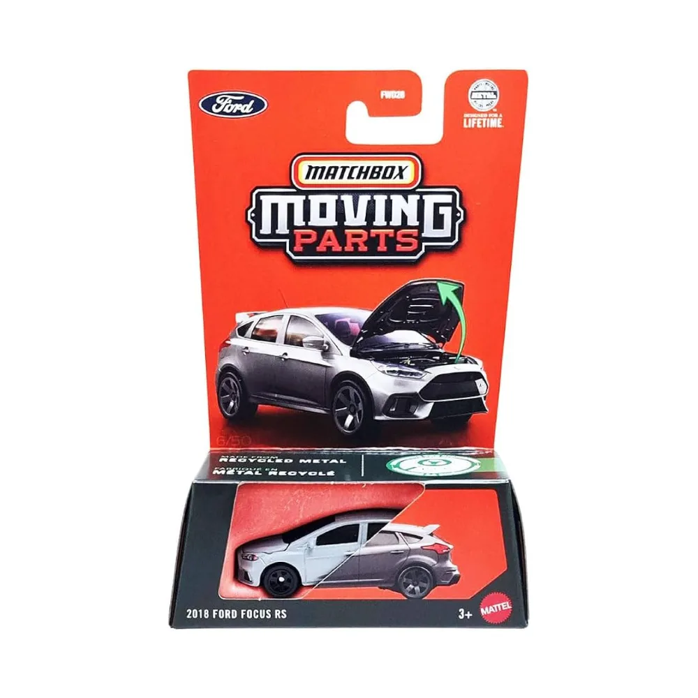Matchbox Matchbox Moving Parts 2018 Ford Focus RS 1/64 Scale Diecast Model