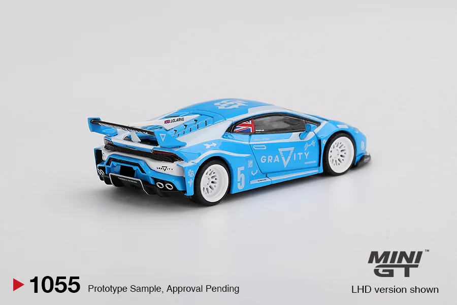 Mini GT #1055 Lb★works Lamborghini Huracán GT Gravity 1/64 diecast model view 2