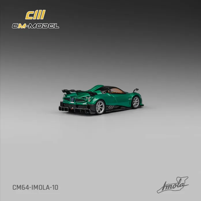 CM Model Pagani Imola Metallic Emerald Green 1/64 diecast model view 2