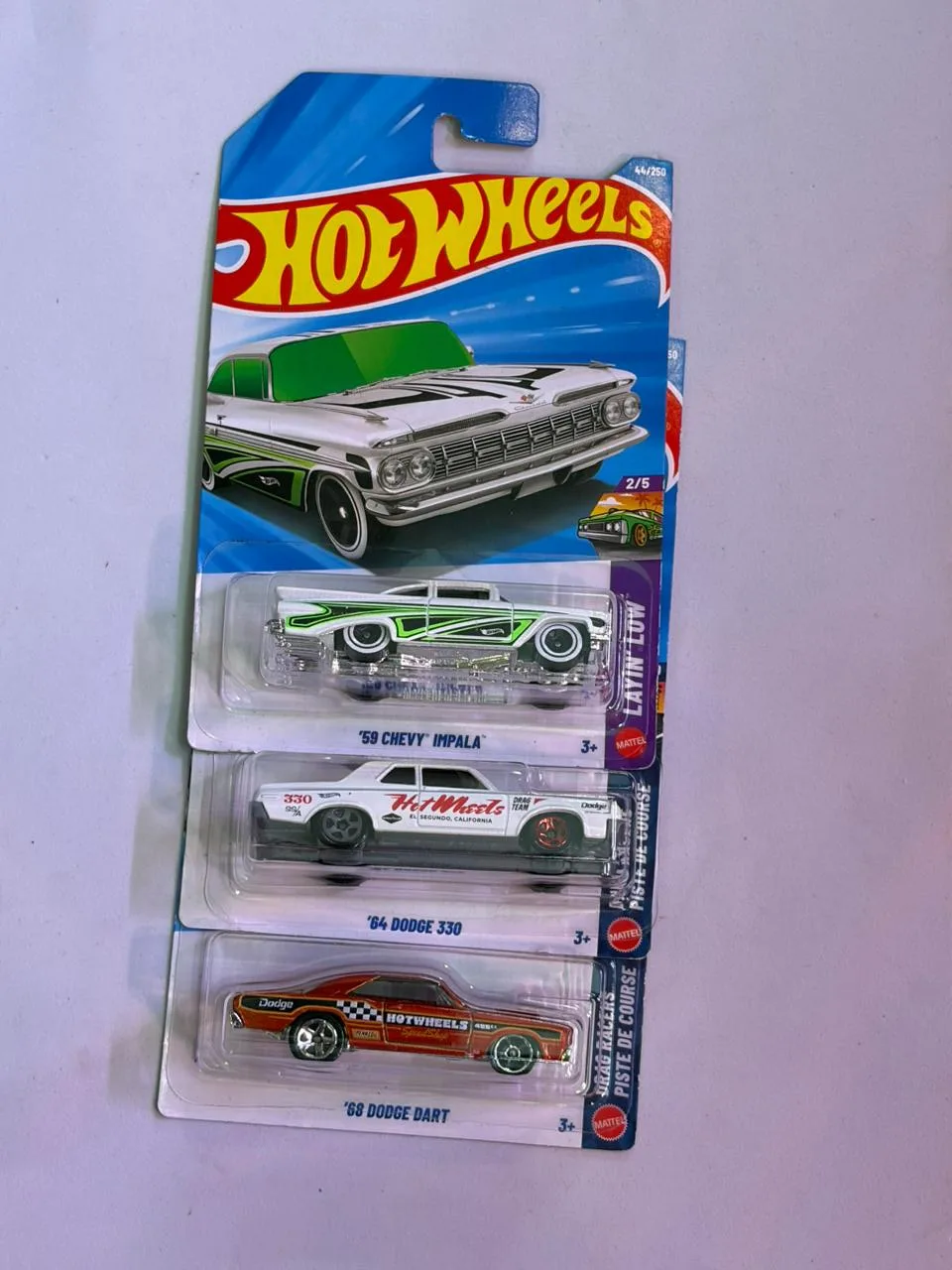 Hot Wheels 59 chevy impala set 3 1/64 Scale Diecast Model