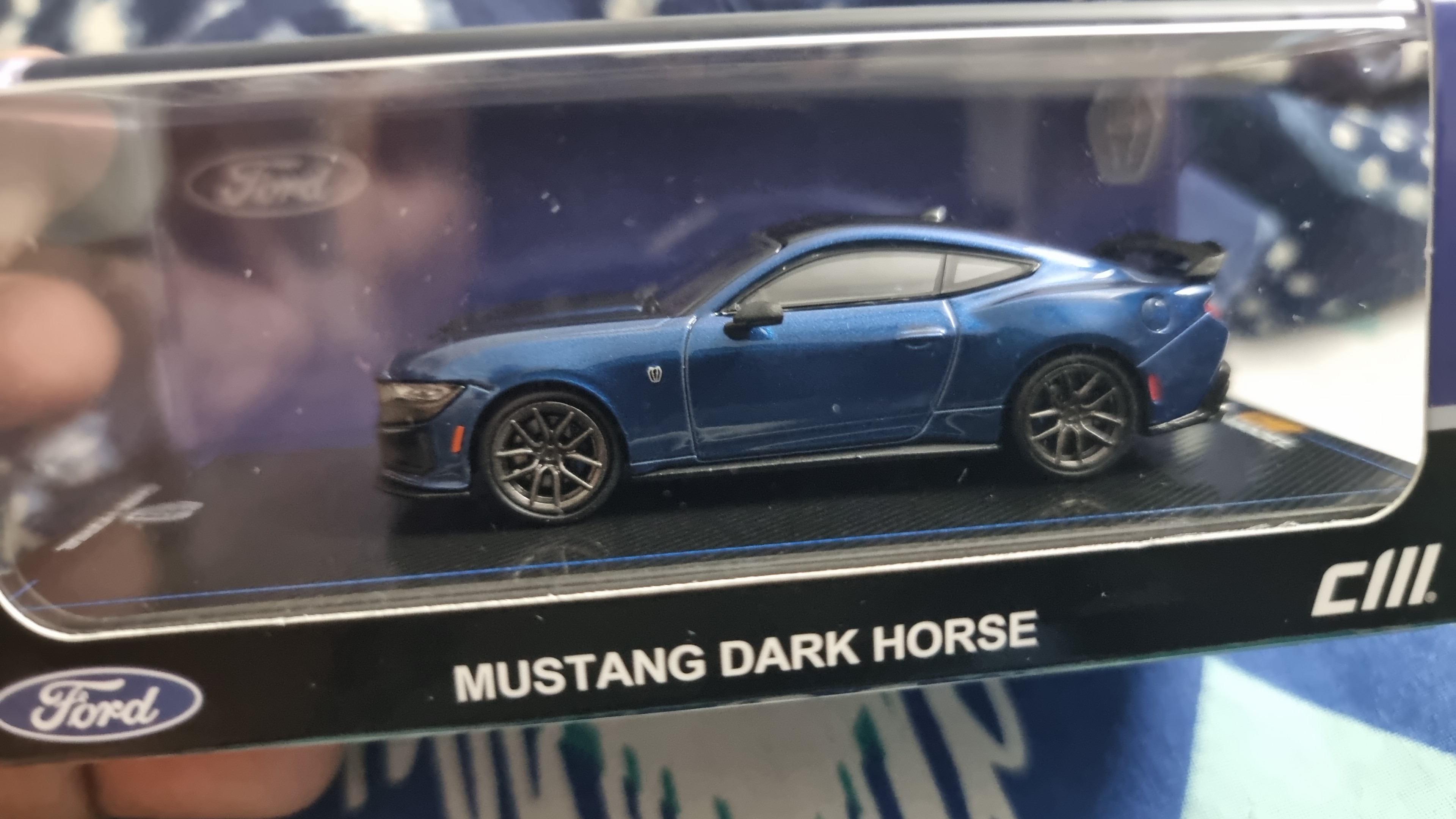 CM Model Ford Mustang Dark Horse - Atlas Blue review photo by Varun Christopher Fernando
