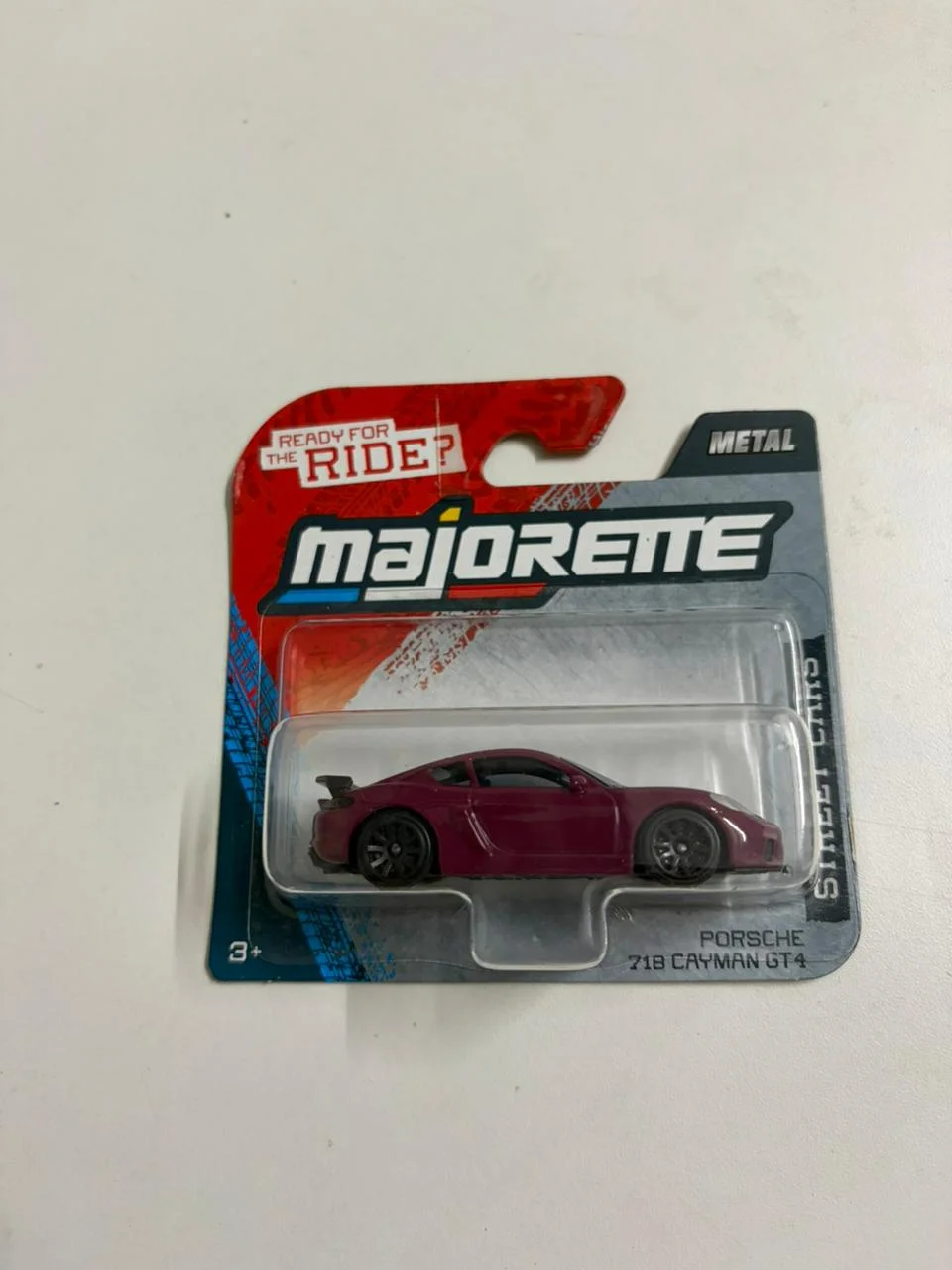Porsche 718 Cayman GT4 (Maroon) - Majorette 1/64 Scale Diecast Model