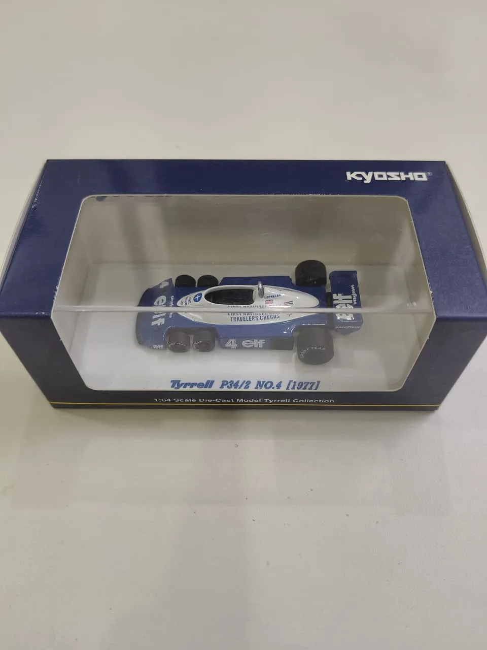 KYOSHO Tyrrell P34/2 NO.4 [1977] 1/64 Scale Diecast Model