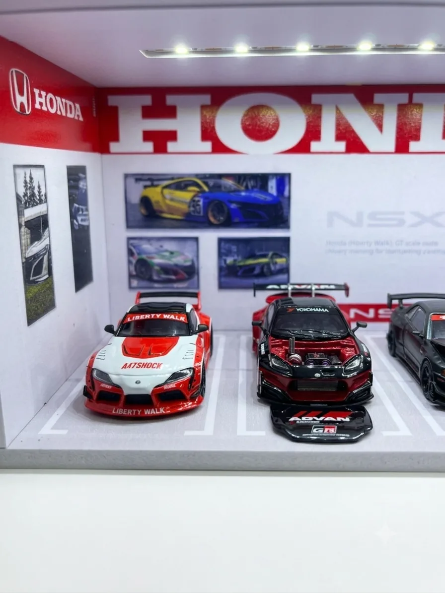 Accessories Honda NSX Garage Diorama 1/64 diecast model view 2