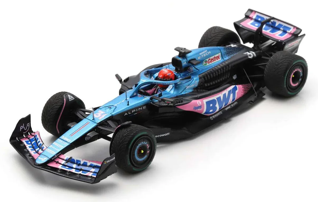 みーちゃん　3台セット　コレクション　ALPINE A523 2023年 Spark Alpine A523 Bwt F1 GP2023 Blue 1/64 Diecast Model India