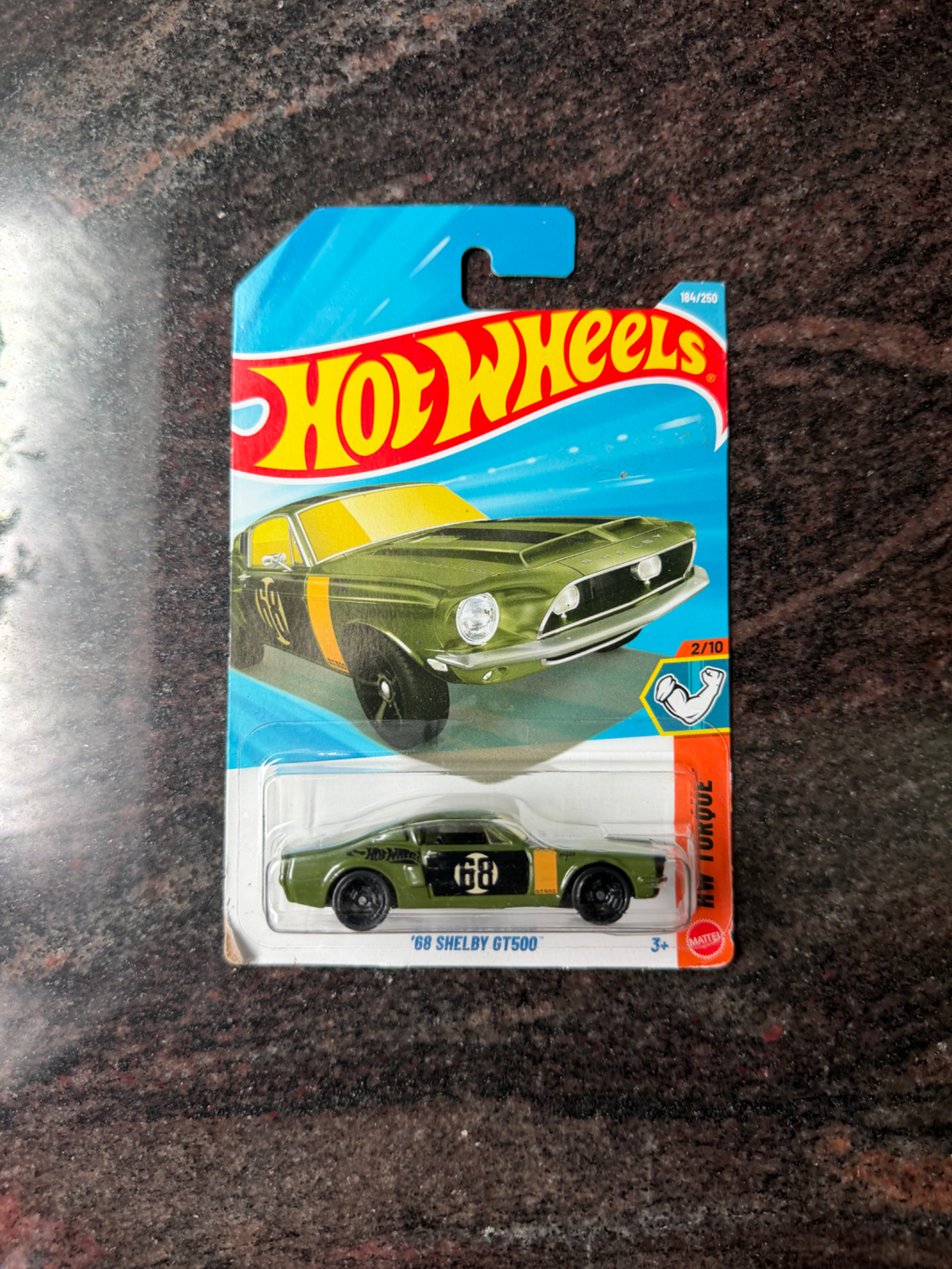 Hot Wheels Hotwheels 68’ Shelby GT500 1/64 (Blister) Scale Diecast Model