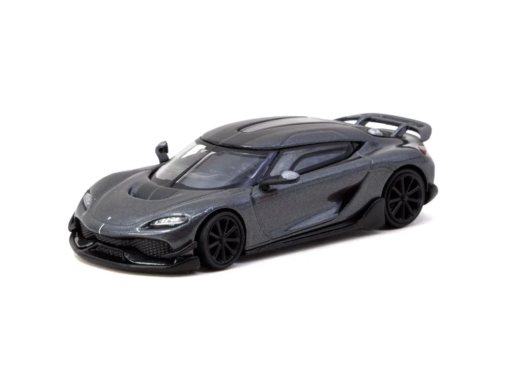 Tarmac Works Koenigsegg Gemera Grey 1/64 diecast model view 2