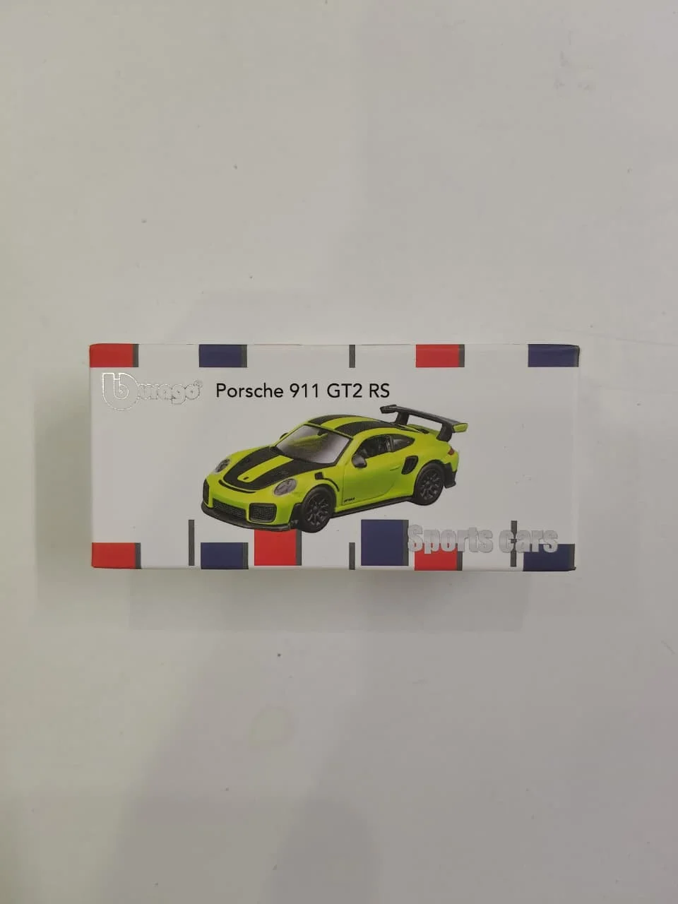 Porsche 911 GT2 RS (Lime) - Bburago 1/64 Scale Diecast Model