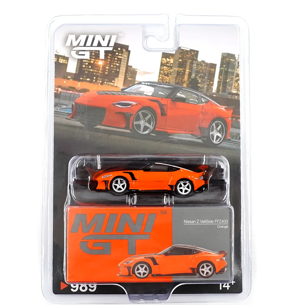 Mini GT Nissan Z VeilSide Orange 1/64 Scale Diecast Model