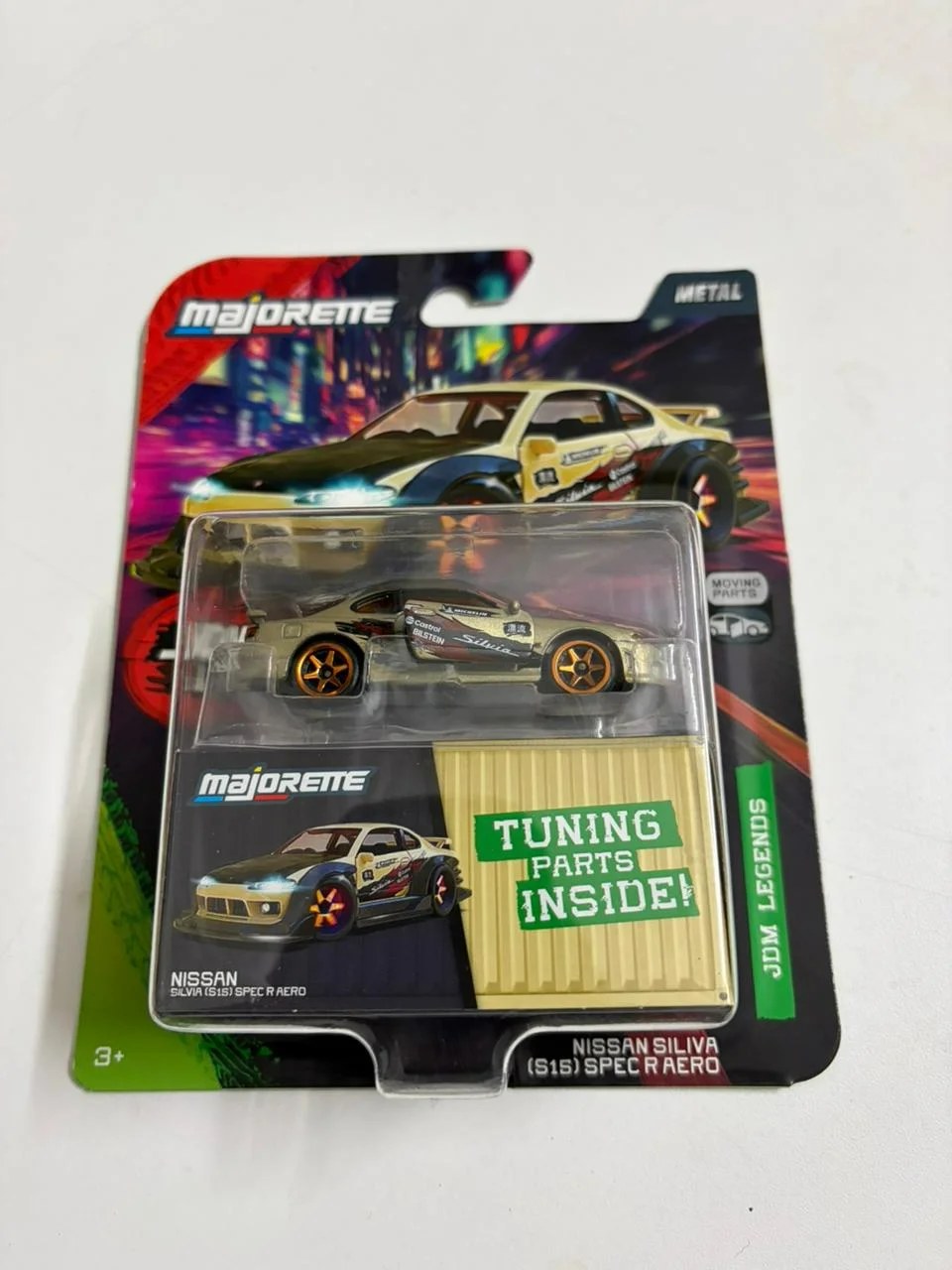 Nissan Silvia S15 Spec R Aero - Majorette 1/64 Scale Diecast Model