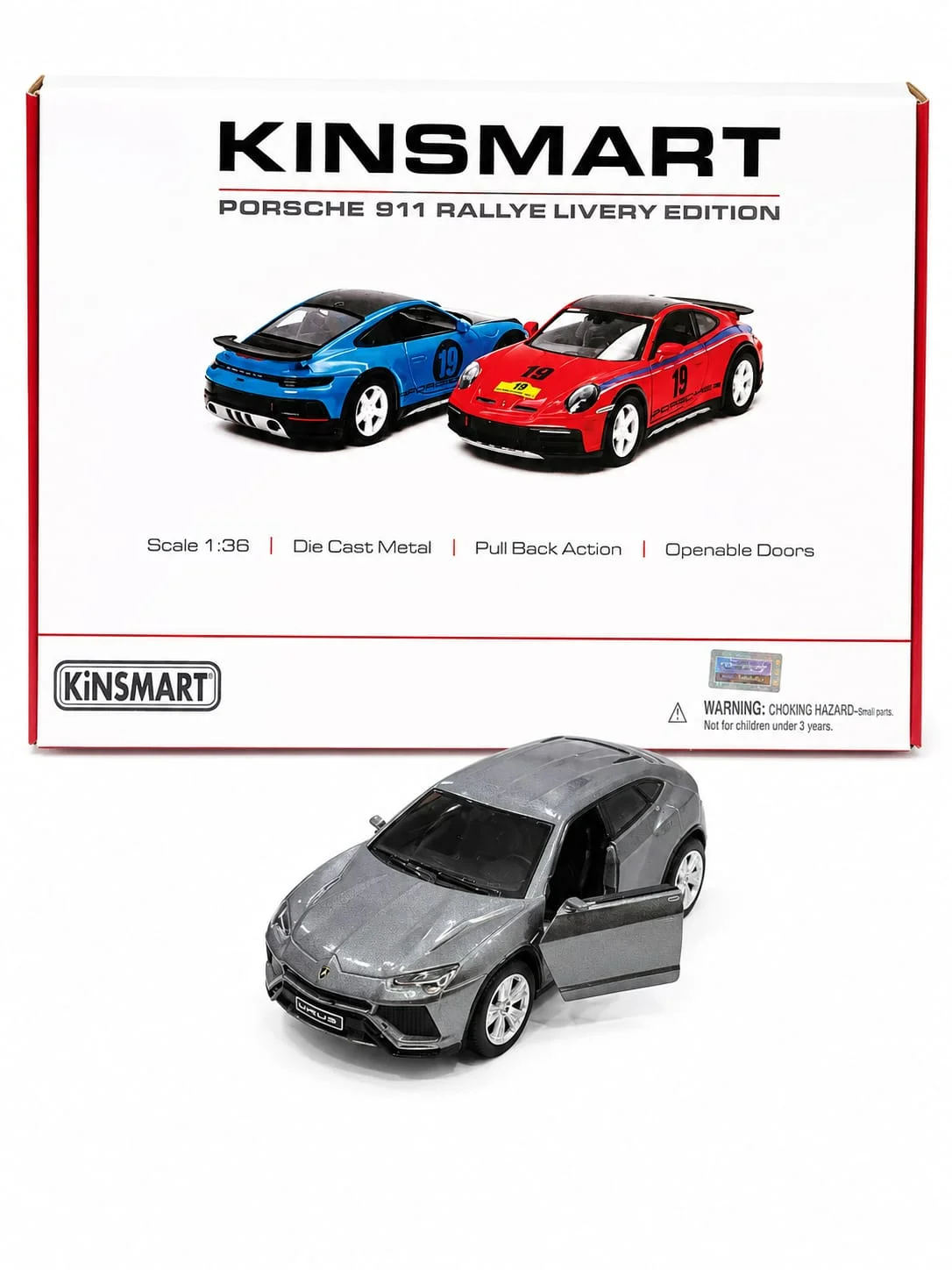 Kinsmart Lamborghini Urus (Grey) 1/36 Scale Diecast Model