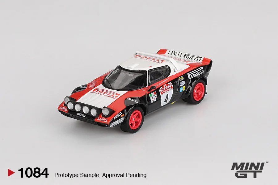 (BLISTER) Lancia Stratos HF - Mini GT 1/64 Scale Diecast Model