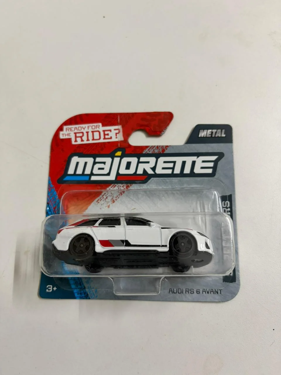 Audi RS 6 Avant (White) - Majorette 1/64 Scale Diecast Model