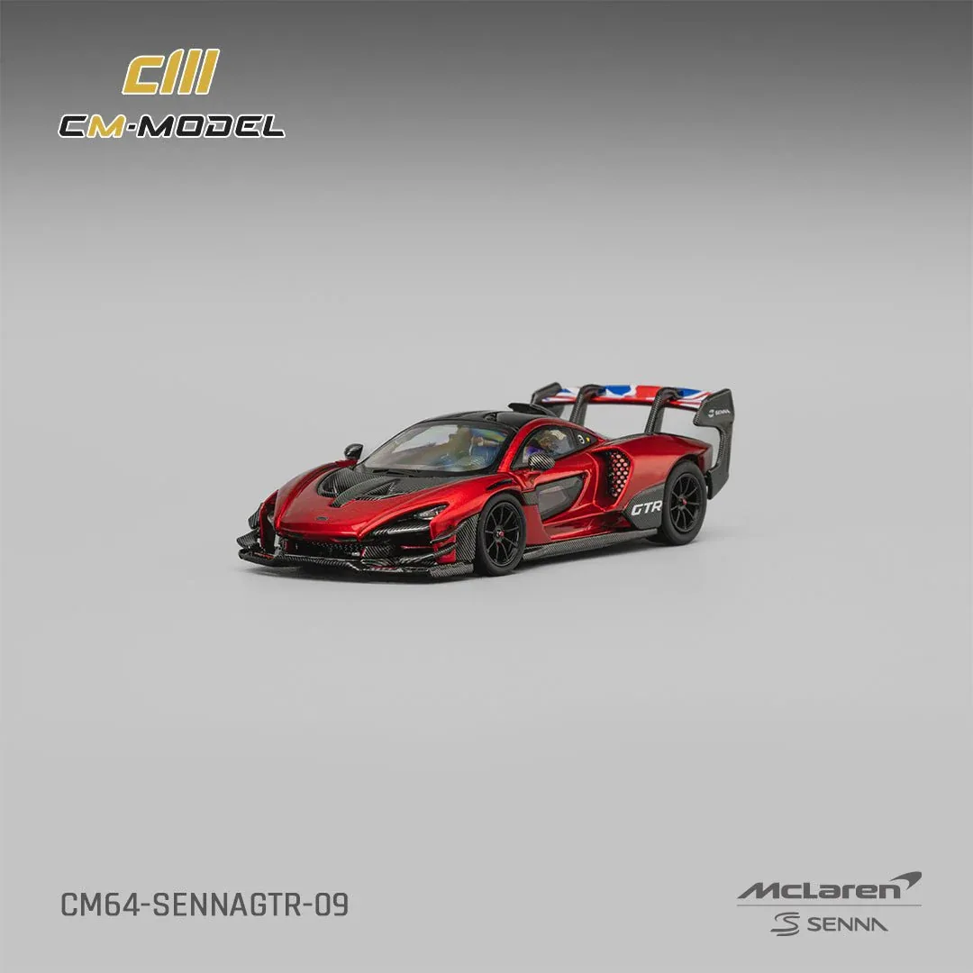 CM Model Mclaren Senna GTR Red 1/64 Scale Diecast Model