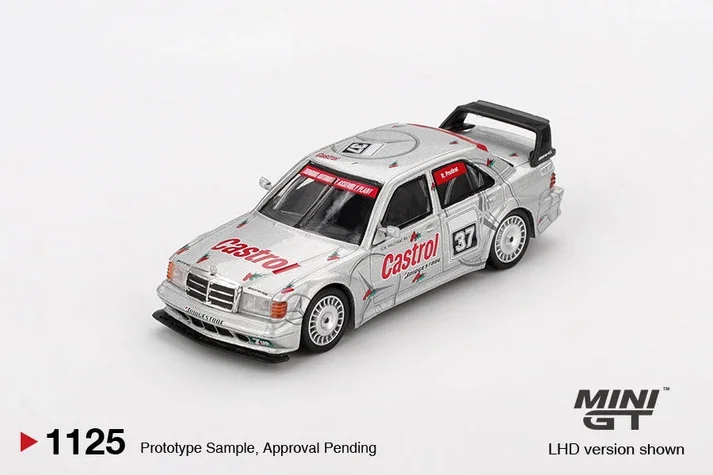 Mini GT #1125 Mercedes-Benz 190E 2.5-16 Evolution II \#37 - 1995 Se Asia Touring Car 1/64 (Blister) Scale Diecast Model