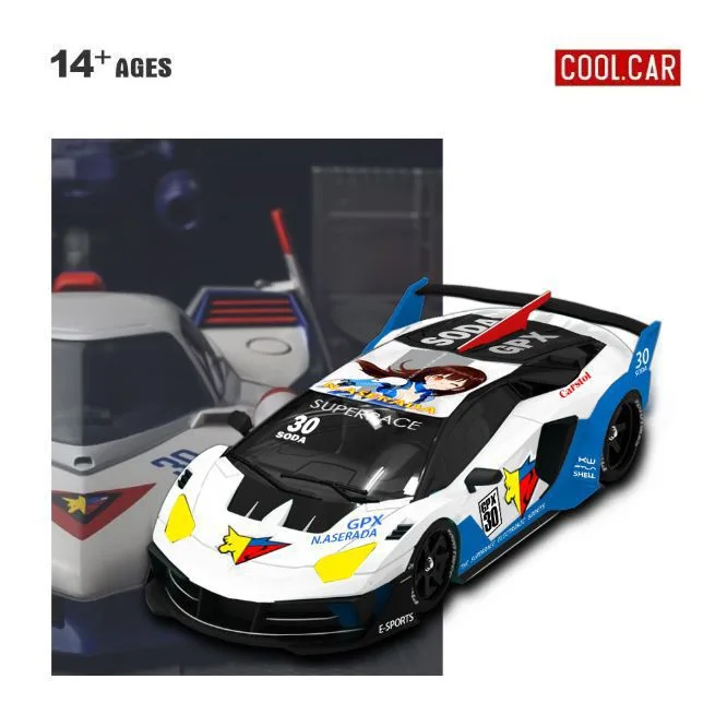 (ACRYLIC) Lamborghini Aventador Superrace GPX N.ASERADA - COOLCAR 1/64 Scale Diecast Model