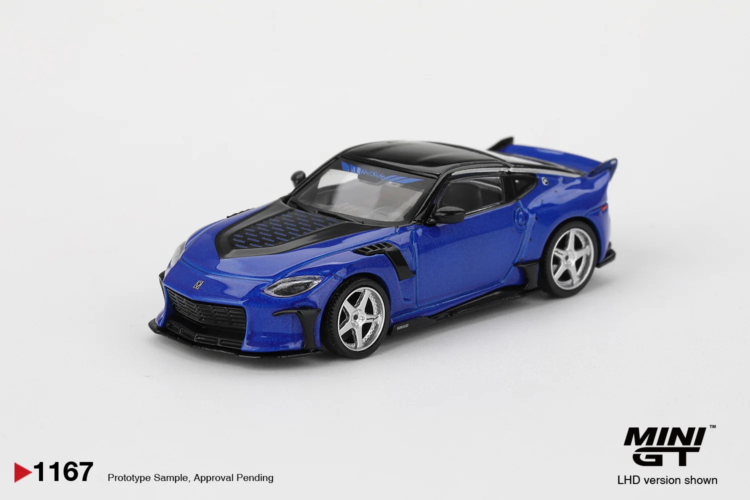 Mini GT NISSAN Z VEILSIDE FFZ400 SEIRAN BLUE 1/64 Scale Diecast Model