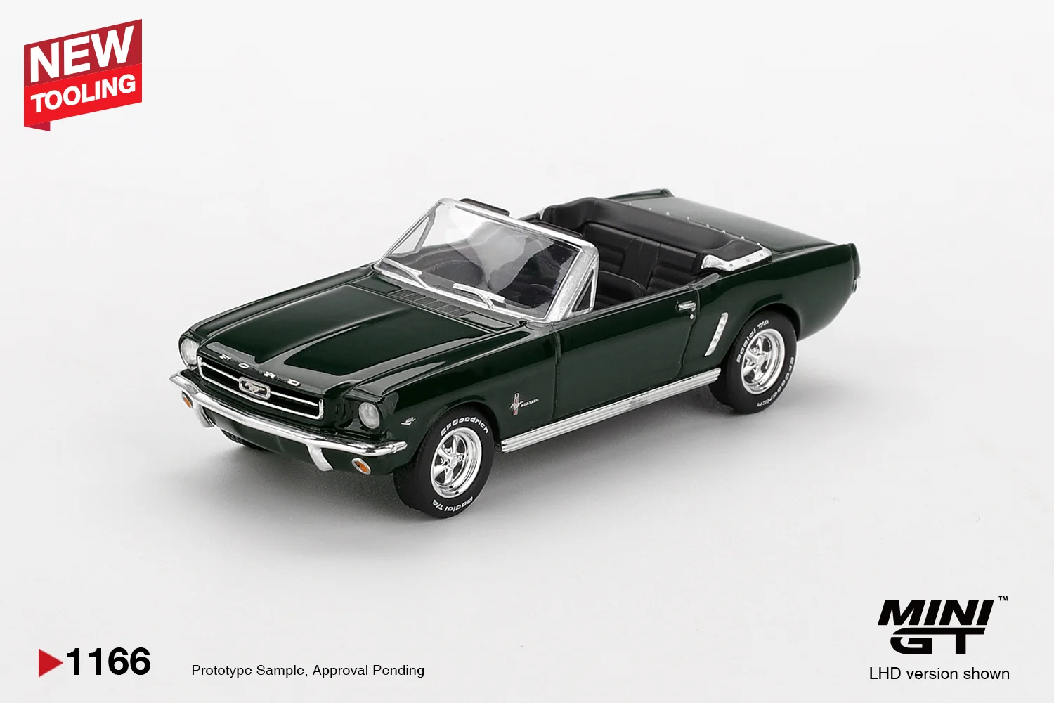 Ford Mustang 1/2 1964 - Mini GT 1/64 Scale Diecast Model