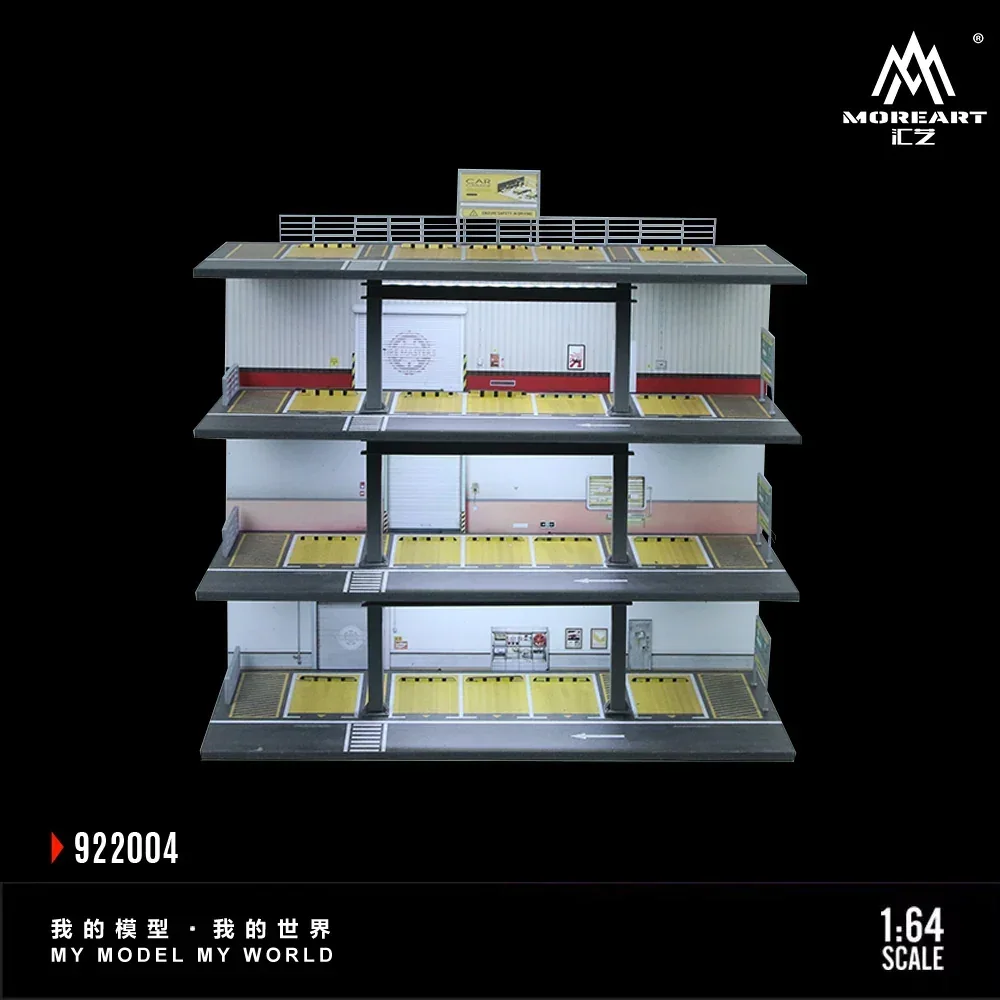 Accessories Multi-Level 4-Floor Parking Garage Building Diorama 1/64 Scale Diecast Model