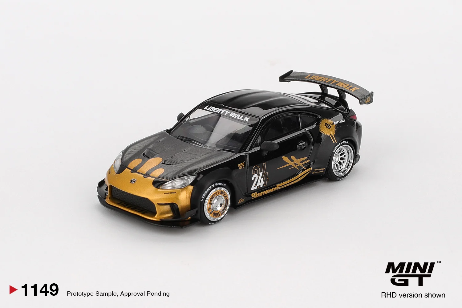 (BLISTER) Toyota GR86 LB Nation - Mini GT 1/64 Scale Diecast Model