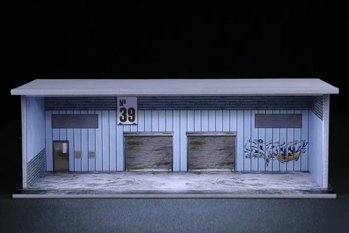 Accessories Warehouse #39 Assembly Scene Diorama 1/64 Diecast