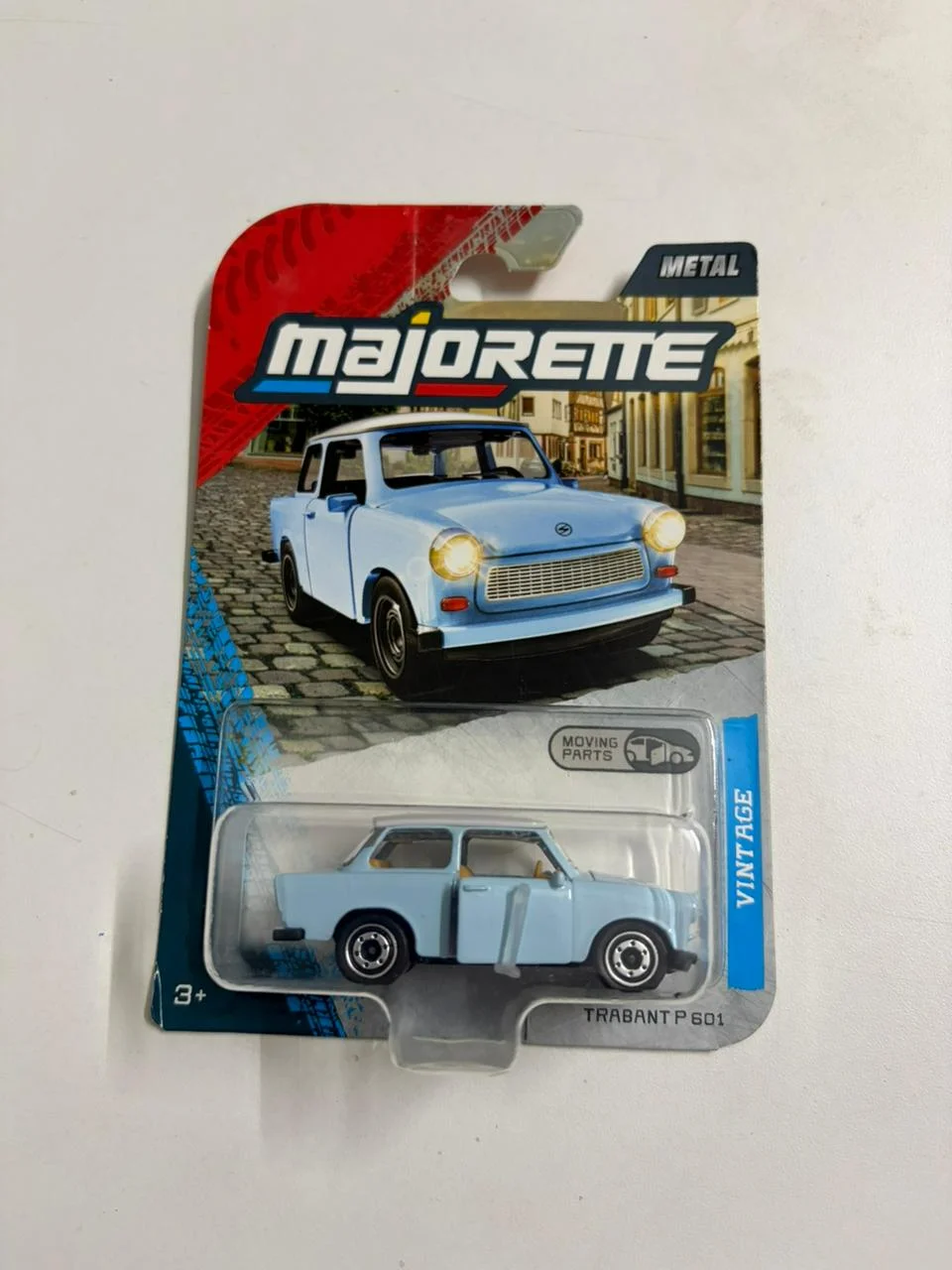 Trabant P 601 (Light Blue) - Majorette 1/64 Scale Diecast Model