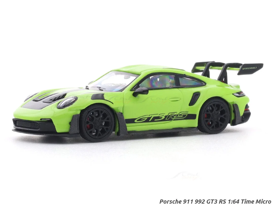 TIMEMICRO Porsche 911 GT3 RS (992) - lizard Green 1/64 Scale Diecast Model