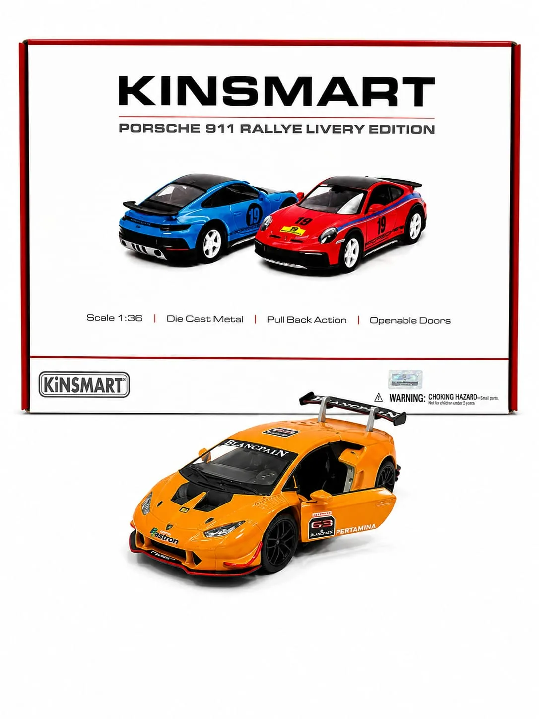 Kinsmart Lamborghini Huracán LP 620-2 Super Trofeo 1/36 Scale Diecast Model