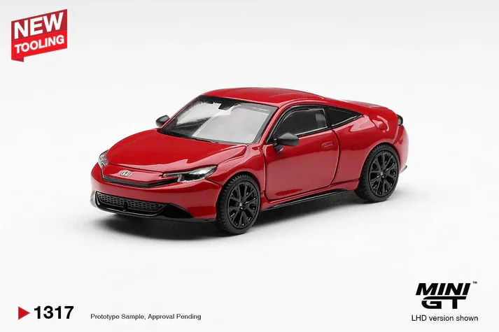 Honda Prelude Rallye Red - Mini GT 1/64 Scale Diecast Model