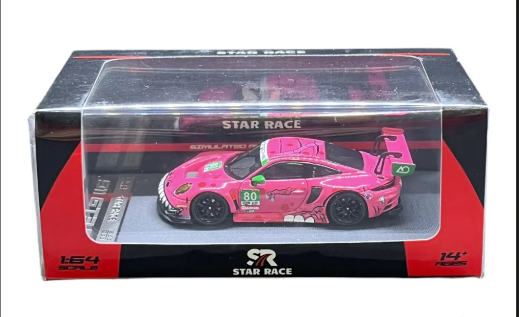 (ACRYLIC) Porsche 911 GT3 RS ROXY - STAR RACE 1/64 Scale Diecast Model