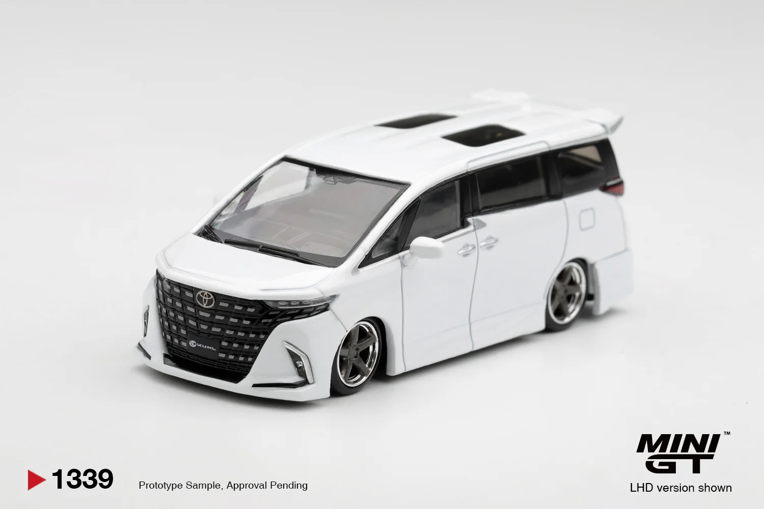 Mini GT Toyota Alphard 40 KUHL White 1/64 Scale Diecast Model