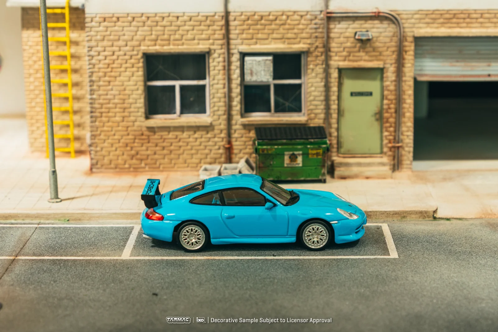 Porsche 911 GT3 (Type 996) Sky Blue - Tarmac Works 1/64 Scale Diecast Model