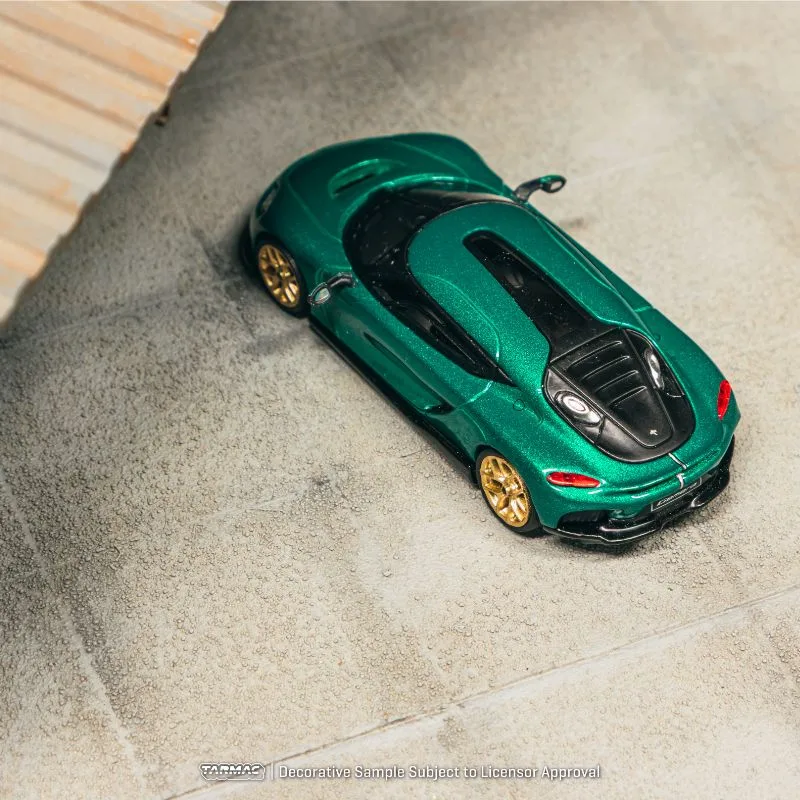 Koenigsegg Gemera Green - Tarmac Works GLOBAL64 1/64 diecast model view 2
