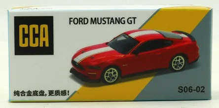CCA 2018 Ford Mustang GT - Race Red 1/64 Scale Diecast Model