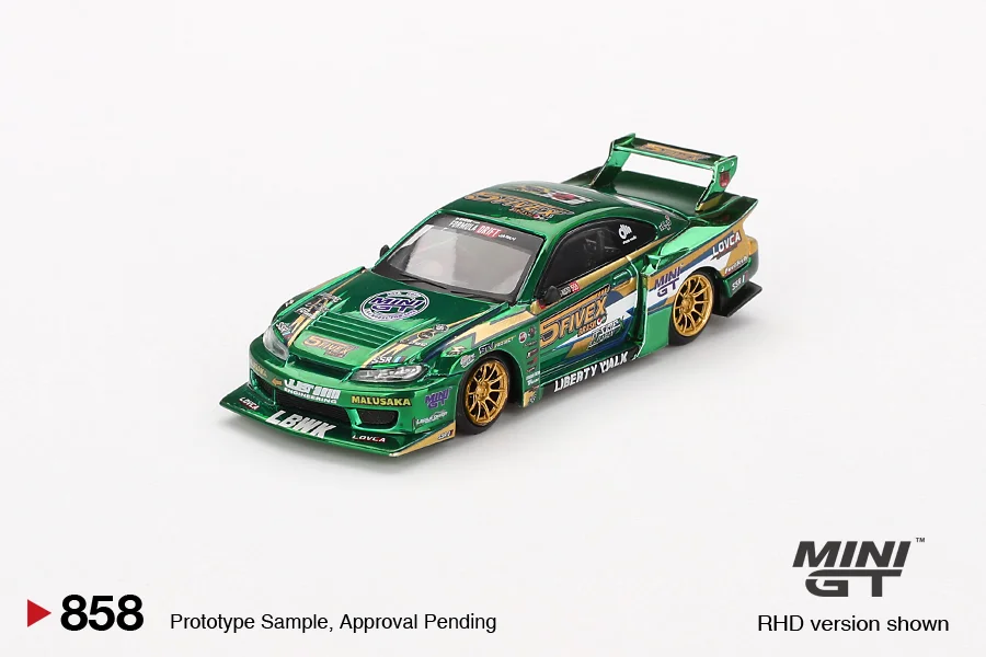 Nissan LB-Super Silhouette S15 Silvia Fausto - Mini GT 1/64 Scale Diecast Model